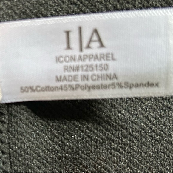 Icon Apparel Charcoal Stretch Pants size 2X - Picture 6 of 7